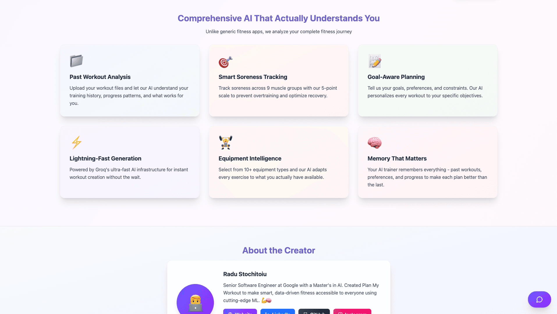 Plan My Workout - AI Fitness Planner screenshot 1