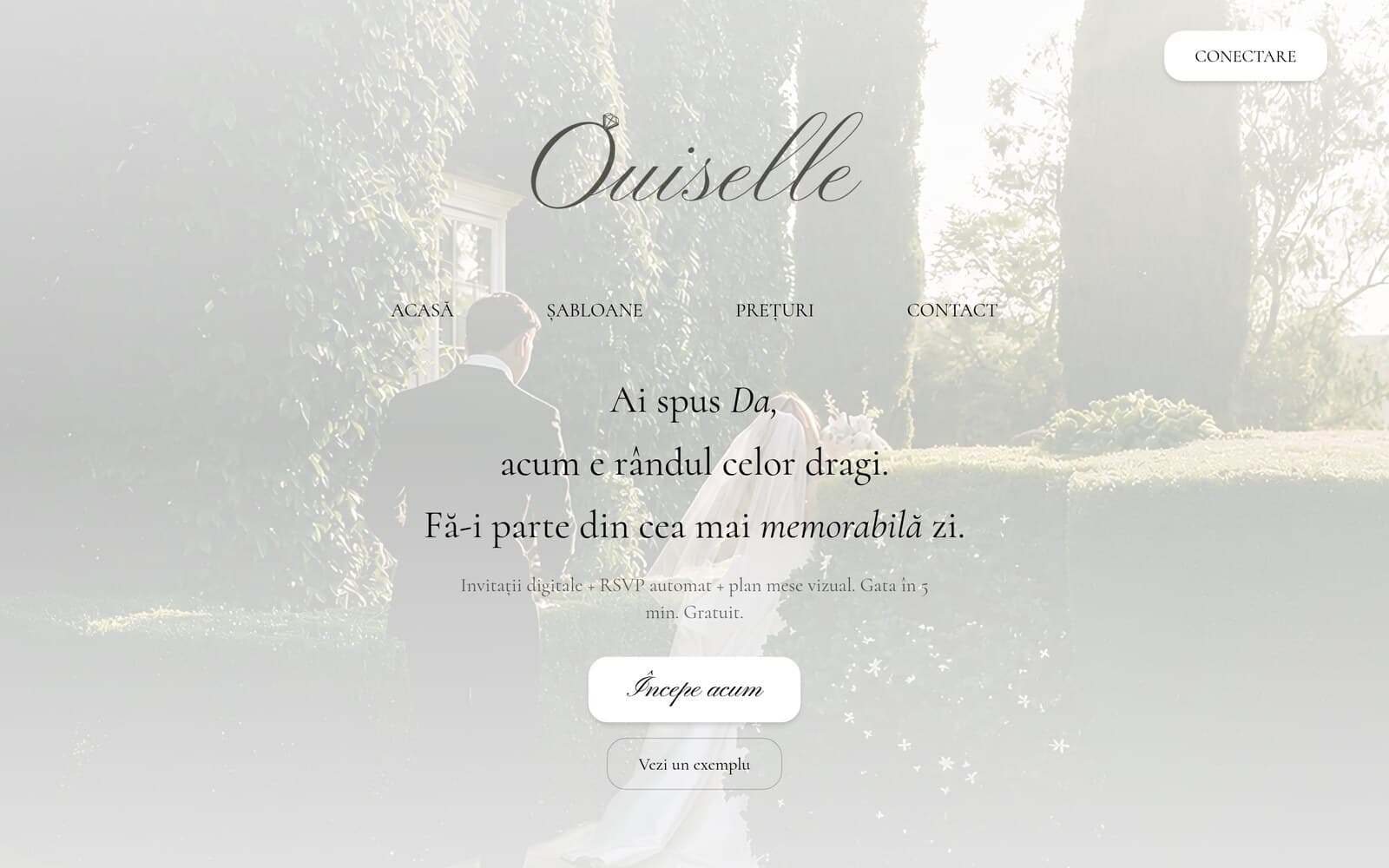 Ouiselle - Digital Wedding Invitations & RSVP